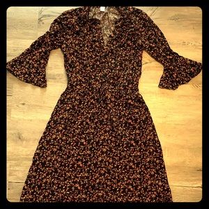OLD NAVY fit and flare floral dress